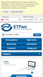 Mobile Screenshot of etpart.com